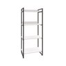 Estante para Livros Industrial 145cmx60cm 4 Prateleiras Kuadra - 3