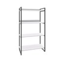 Ver imagem 3 de Estante para Livros Industrial 145cmx80cm 4 Prateleiras Kuadra