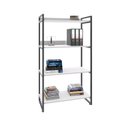 Ver imagem 2 de Estante para Livros Industrial 145cmx80cm 4 Prateleiras Kuadra