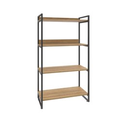 Estante para Livros Industrial 145cmx80cm 4 Prateleiras Kuadra - 3