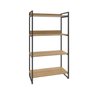 Estante para Livros Industrial 145cmx80cm 4 Prateleiras Kuadra - 3