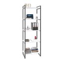 Ver imagem 2 de Estante para Livros Industrial 187cmx60cm 5 Prateleiras Kuadra