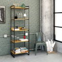Ver imagem 6 de Estante para Livros Industrial 187cmx60cm 5 Prateleiras Kuadra