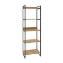 Ver imagem 3 de Estante para Livros Industrial 187cmx60cm 5 Prateleiras Kuadra