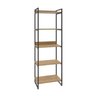 Estante para Livros Industrial 187cmx60cm 5 Prateleiras Kuadra - 3