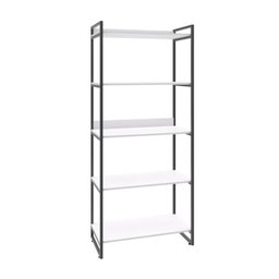 Estante para Livros Industrial 187cmx80cm 5 Prateleiras Kuadra - 3