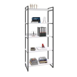 Estante para Livros Industrial 187cmx80cm 5 Prateleiras Kuadra - 2