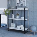 Ver imagem 6 de Estante para Livros Industrial 104cmx80cm 3 Prateleiras Kuadra