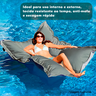 Capa Puff Flutuante Piscina:cinza - 7