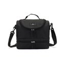 Ver imagem 2 de Bolsa Térmica Lancheira para Alimentos Marmitas e Líquidos Multiuso Unissex Preto