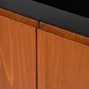 Ver imagem 6 de Balcão para Pia 120cm sem Tampo Madeira Maciça/MDF Island Preto/Garapa