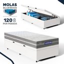 Ver imagem 3 de Cama Box Baú + Colchão Gazin de Molas Ensacadas One Face Air Up Solteiro 88 cm