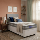 Ver imagem 1 de Cama Box Baú + Colchão Gazin de Molas Ensacadas One Face Air Up Solteiro 88 cm