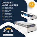 Ver imagem 6 de Cama Box Baú + Colchão Gazin de Molas Ensacadas One Face Air Up Solteiro 88 cm