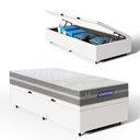 Ver imagem 2 de Cama Box Baú + Colchão Gazin de Molas Ensacadas One Face Air Up Solteiro 88 cm
