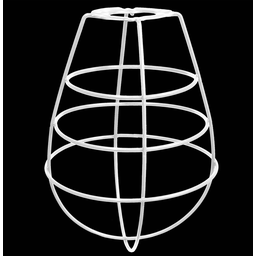 Cupula de Aramado Lampshape Branca para Pendentes e Abajures - 1