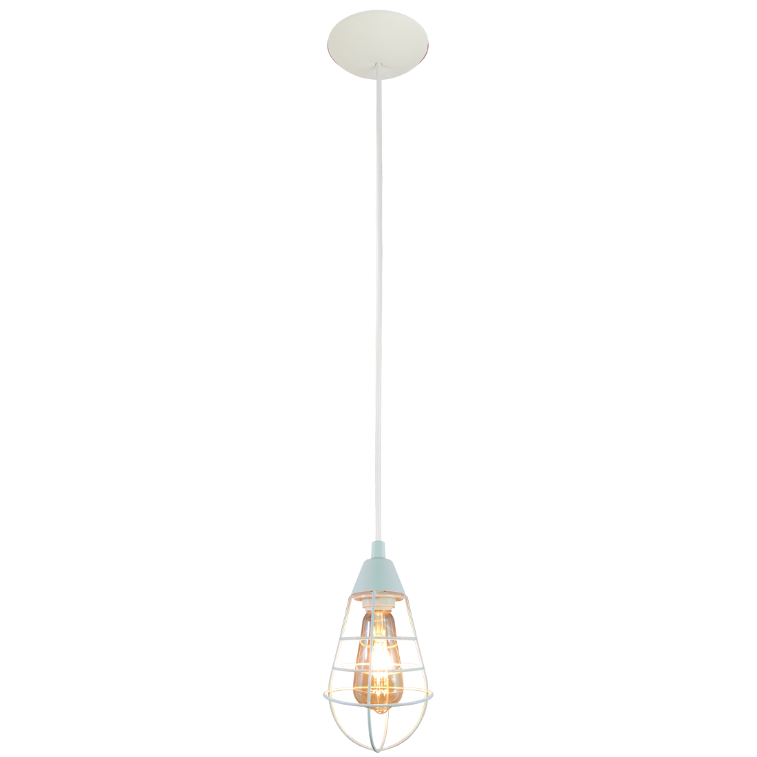 Cupula de Aramado Lampshape Branca para Pendentes e Abajures - 3