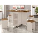 Ver imagem 1 de Mesa Dobrável e 4 Bancos Paris Zanzini