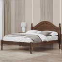 Ver imagem 2 de Cama Casal de Madeira Maciça Provençal para Colchão 138x188 Zahav F06 Café - Lyam Decor