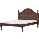 Ver imagem 5 de Cama Casal de Madeira Maciça Provençal para Colchão 138x188 Zahav F06 Café - Lyam Decor