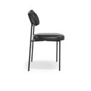 Ver imagem 4 de Cadeira de Jantar Stela Couro Sintetíco Preto - Belliv Decor