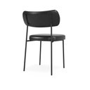 Ver imagem 5 de Cadeira de Jantar Stela Couro Sintetíco Preto - Belliv Decor