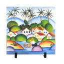 Ver imagem 1 de Quadro em Azulejo de Mesa Tarsila do Amaral 02 Decoração Paisagem