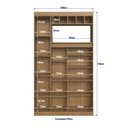 Ver imagem 5 de Armário de Cozinha Multifuncional Smart Bege/Marromle/Cristalo