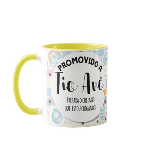 Caneca Personalizada Anúncio de Gravidez Gestação Tio Avô