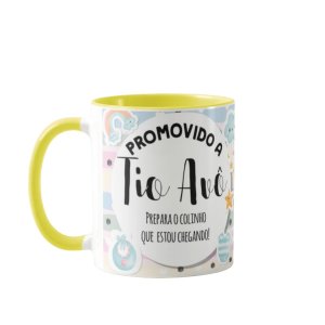 Caneca Personalizada Anúncio De Gravidez Gestação Tio Avô