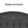 Cabeceira mais Calçadeira Casal King 195cm Para Cama Box Greta Suede Cinza - DS Estofados - 5