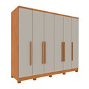 Ver imagem 3 de Guarda Roupa Casal com Pés 6 Portas 4 Gavetas 239cm Veneza