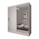 Ver imagem 3 de Guarda-Roupa Solteiro La Paz 2 Portas 2 Gavetas com Espelho - Panorama Móveis