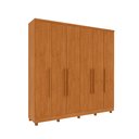 Ver imagem 2 de Guarda Roupa Casal com pés 6 Portas 4 Gavetas 239cm Veneza