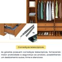 Ver imagem 7 de Guarda Roupa Casal com Pés 6 Portas 4 Gavetas 239cm Veneza