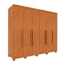 Ver imagem 3 de Guarda Roupa Casal com Pés 6 Portas 4 Gavetas 239cm Veneza