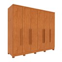 Ver imagem 3 de Guarda Roupa Casal com Pés 6 Portas 4 Gavetas 239cm Veneza