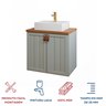 Gabinete Suspenso com Cuba 60cm Brisa Espresso Móveis - 5