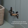 Gabinete Suspenso com Cuba 60cm Brisa Espresso Móveis - 2