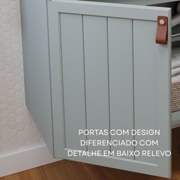 Gabinete Suspenso com Cuba 60cm Brisa Espresso Móveis - 3