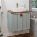 Ver imagem 1 de Gabinete Suspenso com Cuba 60cm Brisa Espresso Móveis