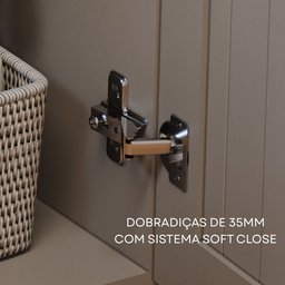 Gabinete Suspenso com Cuba 60cm Brisa Espresso Móveis - 2