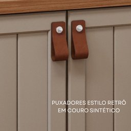 Gabinete Suspenso com Cuba 60cm Brisa Espresso Móveis - 4