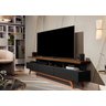 Conjunto de Sala com Buffet Aparador Celta e Rack para TV 70" Vivare Wood 1.8 Giga Móveis:Preto/Frei - 5