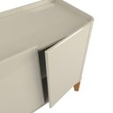 Ver imagem 6 de Buffet Retrô 4 Portas Pés Madeira Maciça 160cm Off White