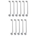 Ver imagem 1 de Alça de Apoio 80cm Barra Inox Kit 11 Unidades Segurança Idoso Deficiente Cadeirante Box Banheiro Cor