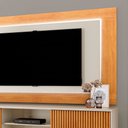 Ver imagem 4 de Painel Grécia 1,80m com Led e Rack Logan 1,80m 2 Portas:nature/off