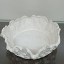Ver imagem 4 de Vaso Decorativo de Cerâmica Marfim 9x30x30cm Enfeite Sala Mesa Estante Aparador