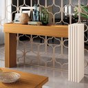 Ver imagem 6 de Conjunto Decorativo Aparador e Mesa de Centro Sala de Estar Riad Cinamomo/OffWhite G26 - Gran Belo