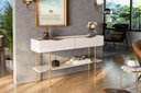 Ver imagem 1 de Aparador Valência C/ Prateleira Off White/ Freijó